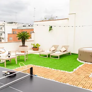 Apulialux Private 100mq Rooftop Oasis W Jacuzzi Appartamento Bari